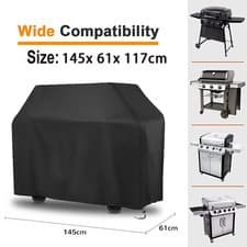 Image of BBQ Cover Waterproof Barbecue Gas Smoker Grill Patio Garden Outdoor