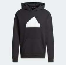 Image of adidas Men's Future Icon Badge of Sport Hoodie Black White Size Medium BNWT
