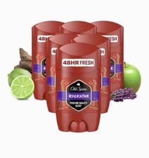 Image of Old Spice Whitewater Men's Deodorant Stick 50ml x 6, 24/7 50 ml (Pack of 6)