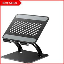 Image of Versatile Tablet Stand with Metal Design - Adjustable for All Devices