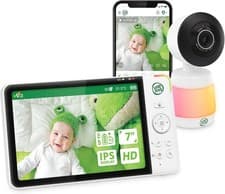 Image of LEAPFROG LF3927HD 7 INCH HIGH DEFINITION SMART PAN TILT ZOOM Baby Monitor NEW