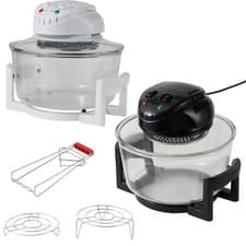 Image of 12L 4-in-1 Halogen Air Fryer Oven 1300W Rotary Convection Cooker Low Fat Healthy