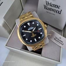 Image of Vivienne Westwood VV177GDBK Lexington Gents Watch 43mm New With Gift Box & Tags!