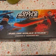 Image of New - kids battle game. Dojo Battle Dueling Ninja Strike Swords & Sensors Set