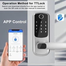 Image of TTLock Smart Lock WIFI App Door Keyless Digital Entry System for AirBnB Homes