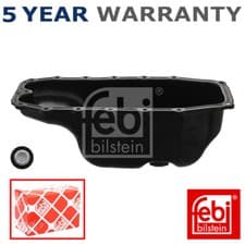 Image of Febi Oil Sump Fits Combo Corsa Astra Bipper Doblo 500 Fiorino Panda Nemo