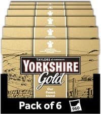 Image of Yorkshire Tea Gold, 6 Boxes of 160 Tea Bags (Total 960 Bags)*