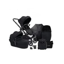 Image of iCandy Orange 3 Carrycot & Pushchair Complete Bundle Black Edition *BRAND NEW*