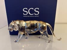 Image of SWAROVSKI CRYSTAL ANNUAL EDITION TIGER 2010 Unused & Boxed Perfect condition
