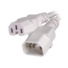 Image of HOT CONDITION Lead Power Extension Cable IEC C14 Male Plug IEC C15 Female Socket