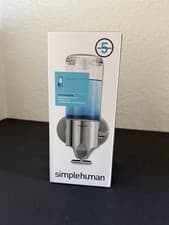 Image of The Container Simplehuman Single Wall Mount Pump Stainless Steel NEW