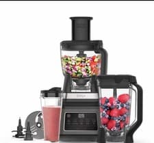 Image of Ninja 3-in-1 Food Processor & Blender | 5 Automatic Programs: Blend, Max Blend,