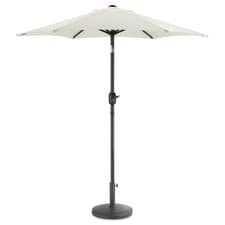 Image of VonHaus Parasol Umbrella 2M & Base Set Garden Parasol with Crank & Tilt Function
