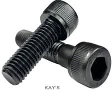 Image of 1/2 UNF CAP SCREWS ALLEN KEY SOCKET BOLTS SELF COLOUR BLACK HIGH TENSILE 12.9