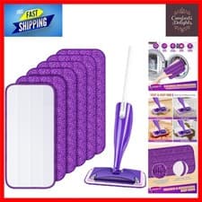 Image of 6-Pack Mop Refill Pads for Flash Powermop - Safe for All Floor Types