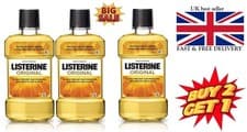 Image of BUY 2 GET 1 Free 500ml LISTERINE Original Mouthwash Gum Problem Bad Breath