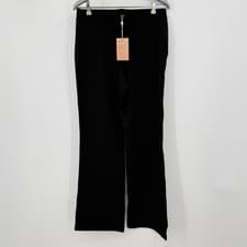 Image of Quince Ultra-Stretch Ponte Boot Cut Pants in Black size M Petite Women's NWT