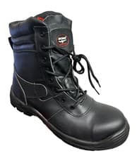 Image of Workforce Airsafe AS-C2 Mens Black Leather Workwear Safety Boots Size UK 11 New