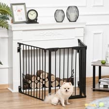 Image of Pet Safety Gate Playpen Fireplace Christmas Tree Fence Stair Barrier