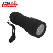 Image of Rubber Coated Torch 9 Led Mini Ultra Bright Soft Grip & Weather Resistance