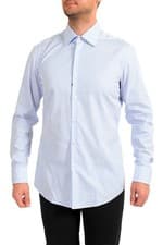 Image of Hugo Boss Men's "Jango" Slim Fit Striped Long Sleeve Dress Shirt