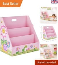 Image of Fantasy Fields Magic Garden Kids Bookshelf - Elegant 3-Tier Storage Solution