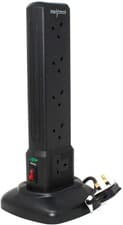 Image of PRO ELEC PELB1875 10 Way Surge Protected Switched Tower Extension Lead with USB