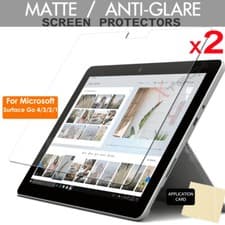 Image of 2x MATTE ANTIGLARE Screen Protector Guard Covers for Microsoft Surface Go 4 3 2