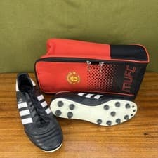Image of Manchester United Fc Boot Kit Bag MUFC Boot Bag Man Utd Kit Bag Double Zip New