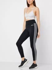 Image of adidas Designed 2 Move Leggings 7/8 Mid Rise Mesh Gym Running Sport Women XS S M