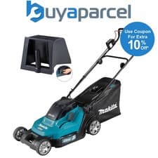 Image of Makita DLM432Z Twin 18v / 36v LXT Cordless 43cm Lawn Mower + Mulching Plug Bare