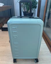 Image of Ted Baker Avalon Hardshell MEDIUM Suitcase Trolley Bag Green Work Travel 71L
