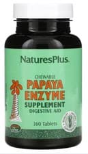 Image of 360 x NaturesPlus, Chewable Papaya Enzyme Tablets, Digestive Aid, Vegetarian, UK