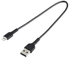 Image of STARTECH - USB Type A to Lightning Cable, 30cm Black