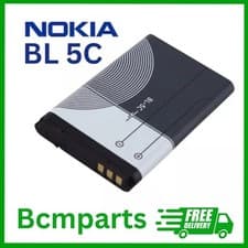 Image of Nokia BL-5C 3.7V 1020mAh Lithium Cellphone Battery