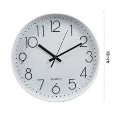 Image of Wall Clock Silent Non Ticking Clock for Living Room Bedroom Kitchen Office UK