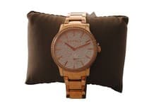 Image of Esprit Ladies Designer Watch ES108112005 Gold with Diamante Bezel Detail