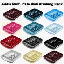 Image of Addis 9.5L Rectangular Large Dish Drainer Plate Rack