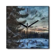Image of Silent Clock Canvas Wall Art Image painting Art for wall decor Acrylic 30x30