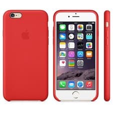 Image of Genuine MGR82ZM/A Apple Leather Case for iPhone 6 / 6S - RED (Product)