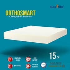 Image of DuraTribe OrthoSmart Reflex Foam Mattress - Firm - 15cm Deep - BS 7177 Compliant