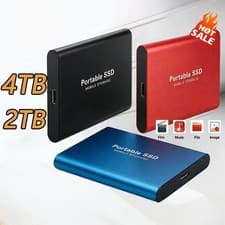Image of 2TB External Hard Drive Disk Memory Storage USB 3.0 HDD for PC Laptop Phones UK