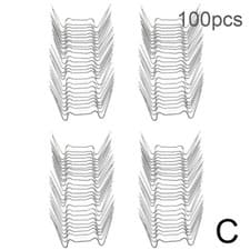 Image of W Clips for Greenhouse Window Glass Panes Stainless Steel Wire Glazed Clip