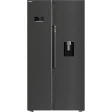 Image of Beko ASD2442VPZ HarvestFresh™ 91cm Frost Free American Fridge Freezer Black