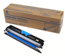 Image of Genuine Konica Minolta 1600 Toner Cartridge Cyan (A0V30GH) - VAT Inc