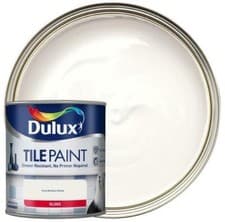 Image of DULUX TILE PAINT BRILLIANT WHITE 600ML