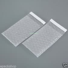 Image of Clear Small Bubble Bags 3 x 5 Inch (8 x13+2cm) Self Seal Envelopes Packing Pouch