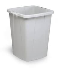 Image of Durable 90L Waste Bin Grey | Square Recycling Bin | Food Bin | DURABIN