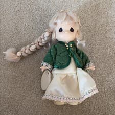 Image of Precious Moments "Rapunzal" – 1999 1st Edition Fairy Take Series #1564