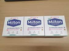 Image of Milton Sterilising Tablets - 28 Tablets X 3 JUST £14.99 FREE POST WOW!